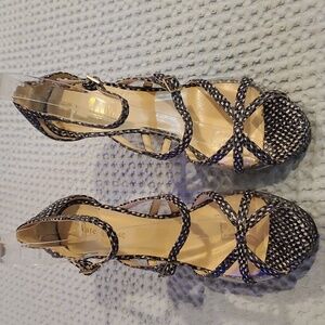 KATE SPADE NEW YORK Riley Mini Polka Dot Sandals 8 M (#6)